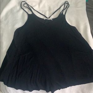 Black tank top